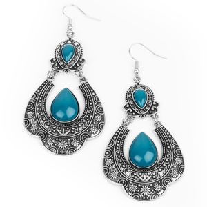 Blue earrings